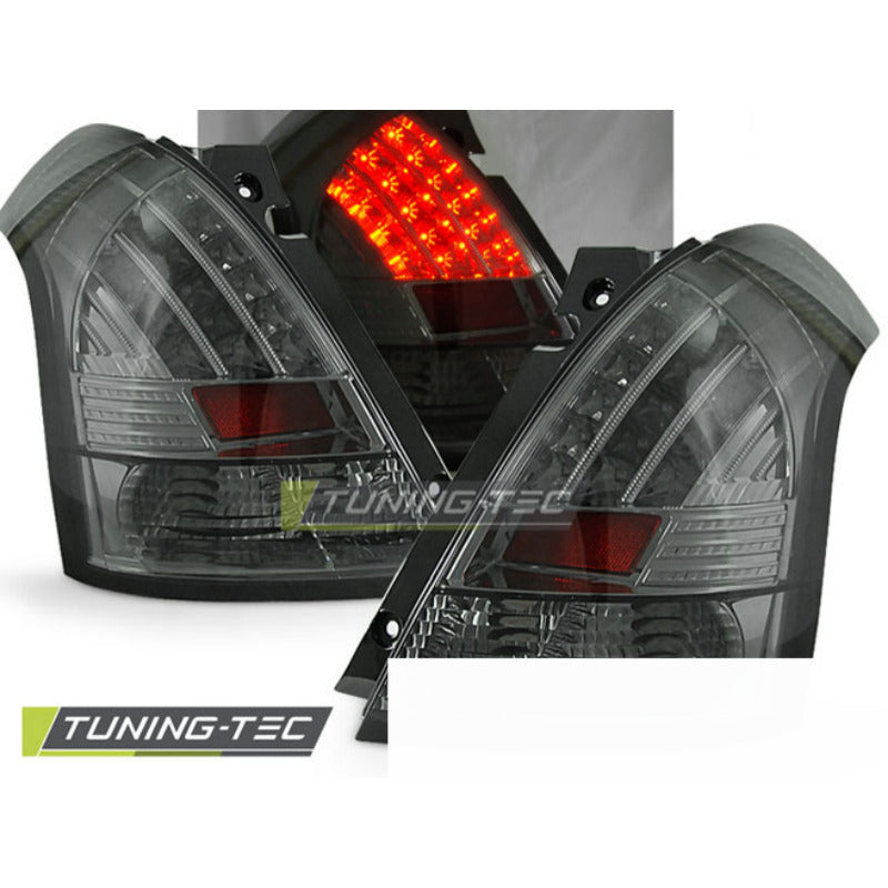 Fanali Posteriori Fumè LED per Suzuki Swift (05.05-10)