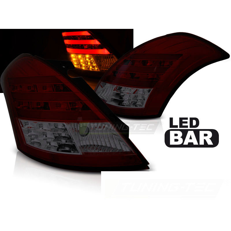 Suzuki Swift V 10- Rosso Fumé LED Bar per Suzuki Swift V (anni 2004-2010)
