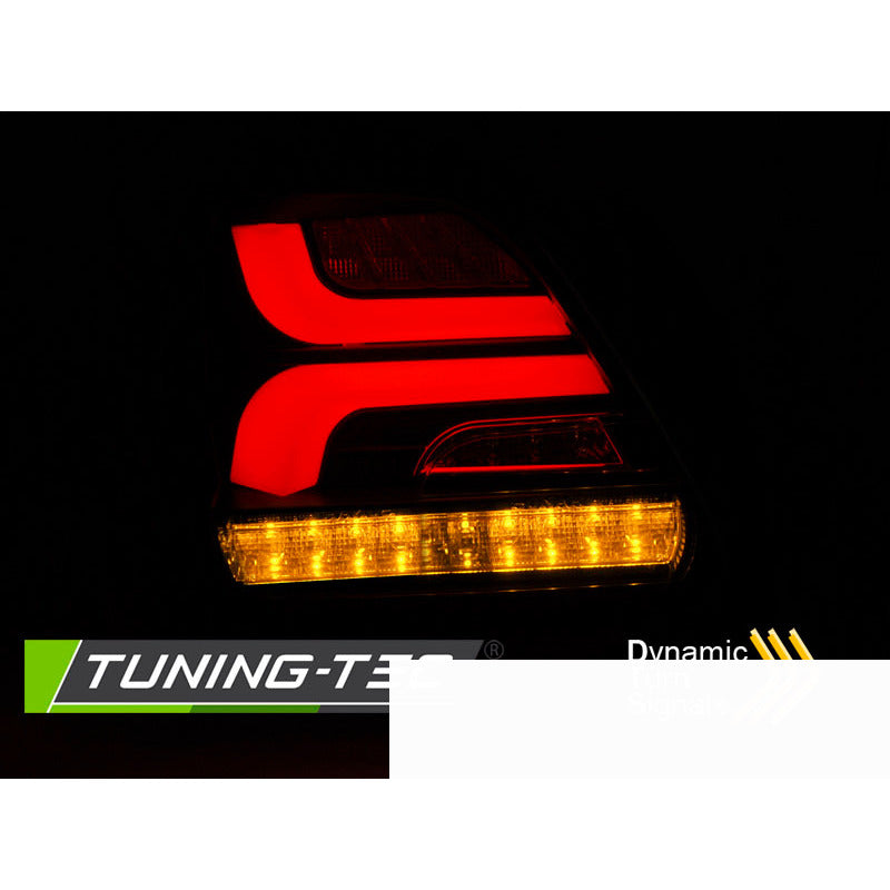 Suzuki Swift Vi 17-23 Nero LED Sequenziali Anteriore Sequenziale per Fari Auto
