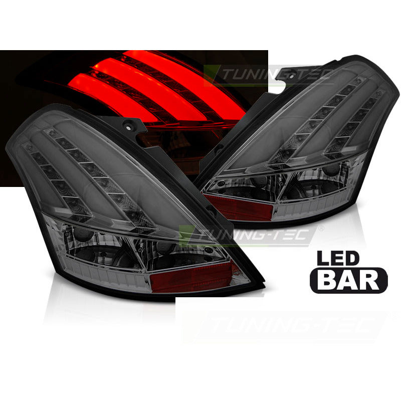 Suzuki Swift V 10-17 Fumé LED Bar Anteriore con Fari a LED Fumè