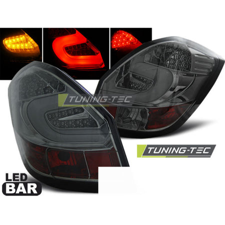 LED Bar Fanali Posteriori Fumé per Škoda Fabia II (07-06.14) Fanali Posteriori