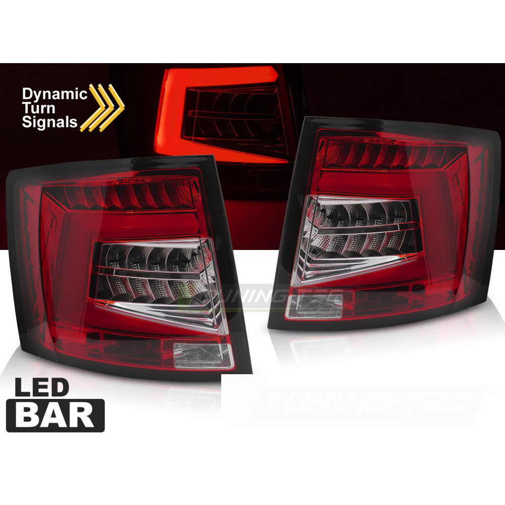 LED Bar Fanali Posteriori Rosso Bianco per Škoda Octavia III (2012-2016) OEM