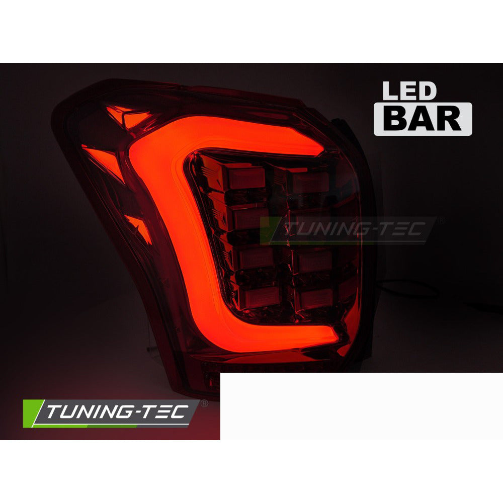 LED Bar Fanali Posteriori Rosso Fumé per Subaru Forester IV (2013-2018)