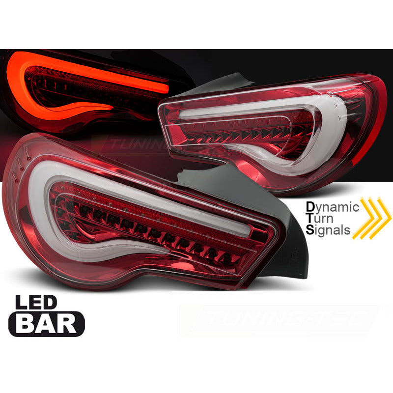 Toyota 12-21 LED Bar Rosso Bianco Sequenziali per Toyota GT86 (2012-2021)