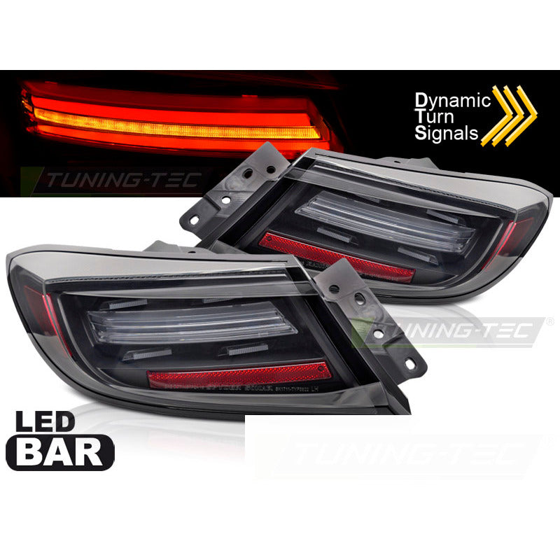 LED Bar Fanali Posteriori Nero Sequenziali per Toyota GR86 (2021 e Seguenti)