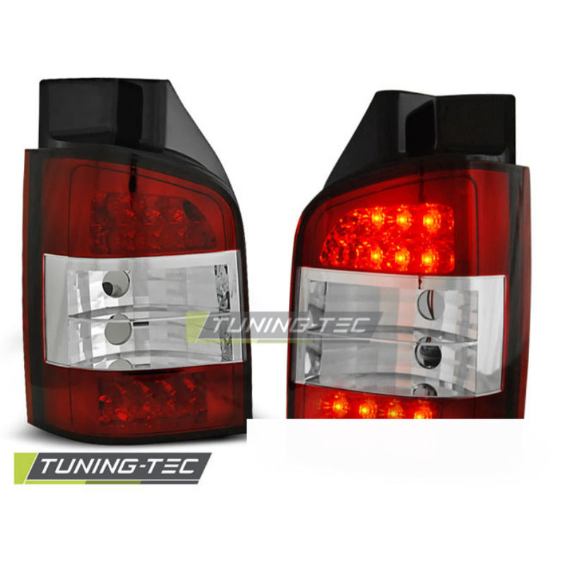 LED Fanali Posteriori Rosso Bianco per Volkswagen T5 (04.03-09) - Fanali