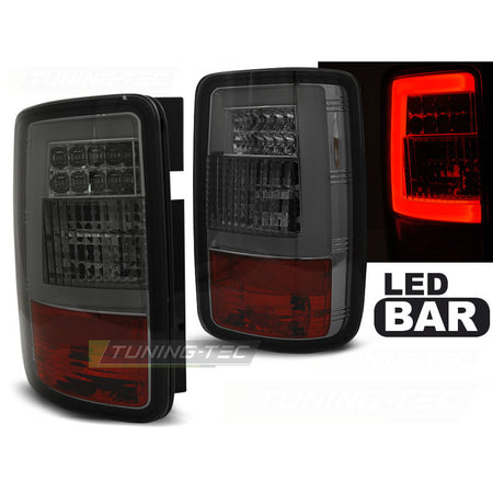 Fanali Posteriori LED Bar Fumè per Volkswagen Caddy (03-03.14)