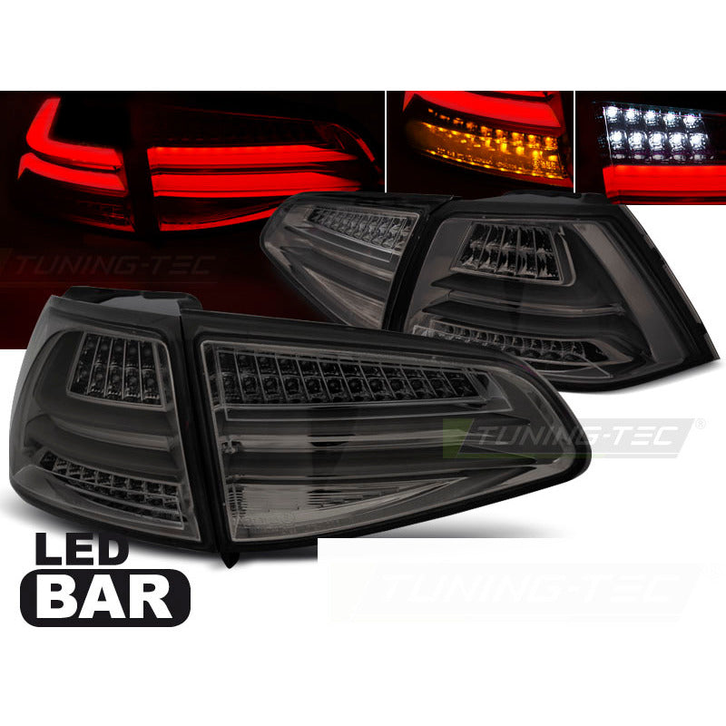 LED Bar Fanali Posteriori Fumé per Volkswagen Golf 7 (anni 2013-2017)