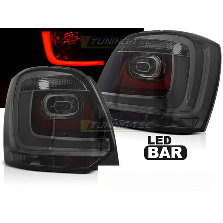 Fanali Posteriori LED Bar Fumè per Volkswagen Polo (09-14)