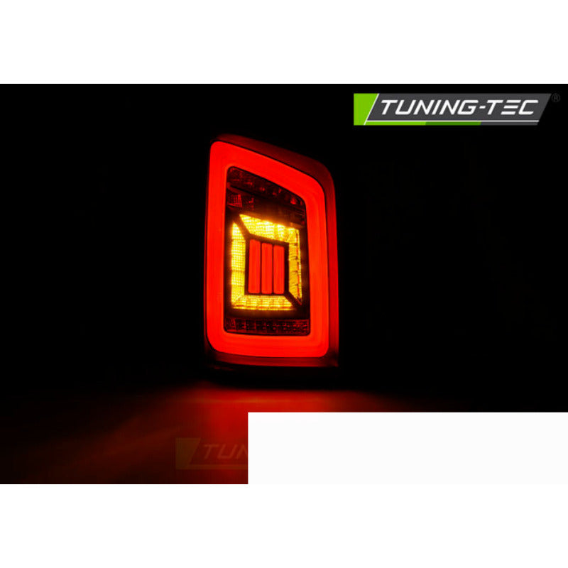 LED Bar Fanali Posteriori Fumé Nero Rosso per Volkswagen T5 (04.03-09 / 10-15)