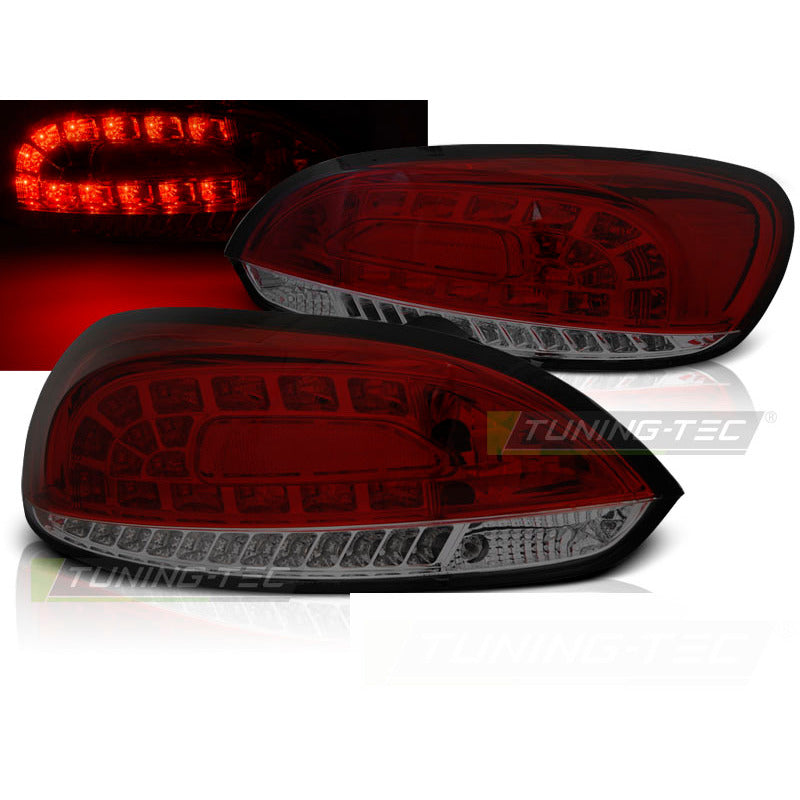 LED Fanali Posteriori Rosso Fumé per Volkswagen Scirocco III (08-14)