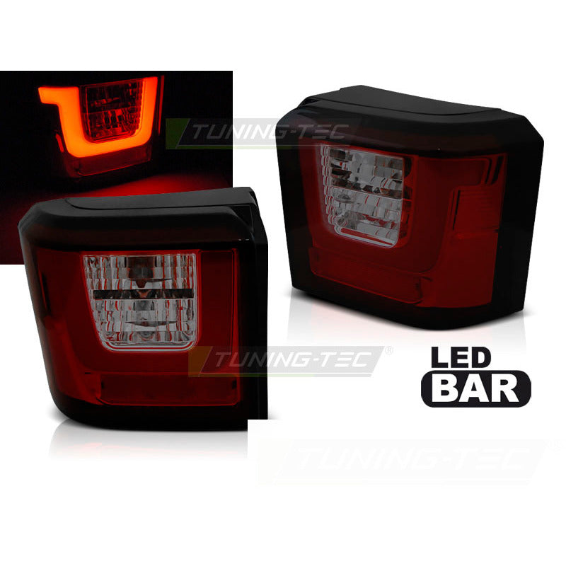LED Bar Fanali Posteriori Rosso Fumé per Volkswagen T4 (90-03.03) Fanali