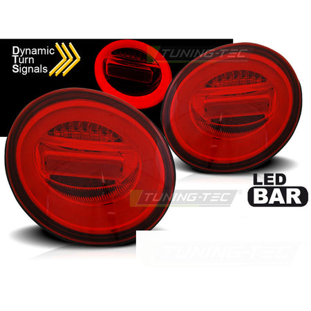 LED Bar Fanali Posteriori Rosso Bianco Sequenziali per Volkswagen New Beetle