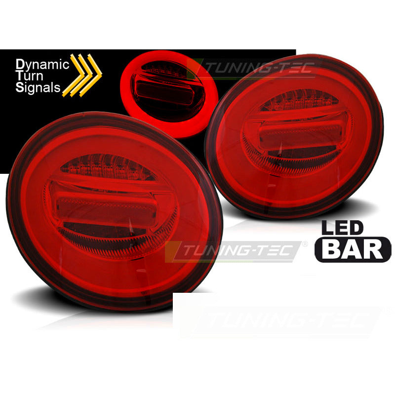 LED Bar Fanali Posteriori Rosso Bianco Sequenziali per Volkswagen New Beetle