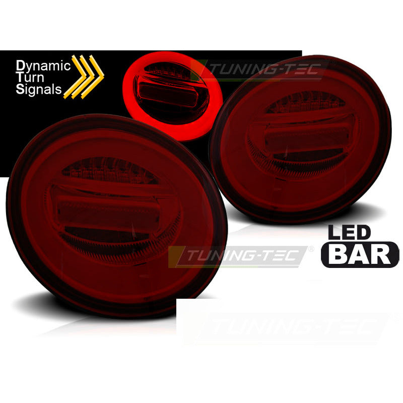LED Bar Fanali Posteriori Rosso Fumé Sequenziali per Volkswagen New Beetle