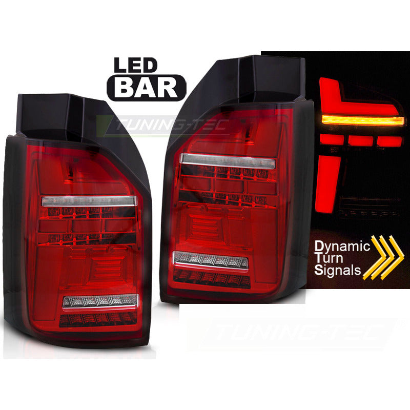 LED Bar Fanali Posteriori Rosso Bianco Sequenziali per Volkswagen T6