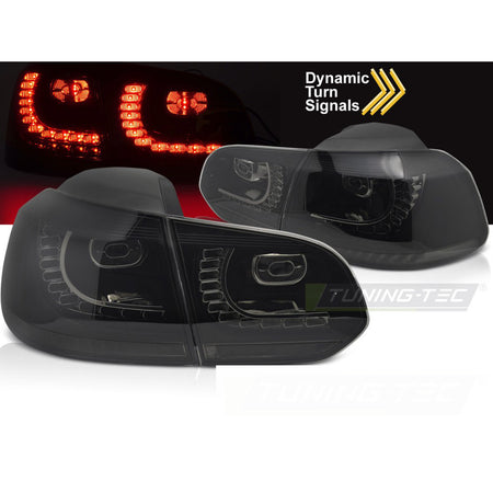 LED Fanali Posteriori Fumé Sequenziali per Volkswagen Golf 6 (2008-2013)