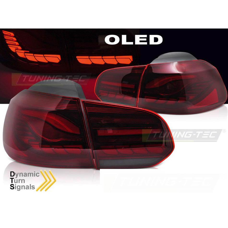 LED Fanali Posteriori Rosso LED Oled per Volkswagen Golf 6 (2008-2013)