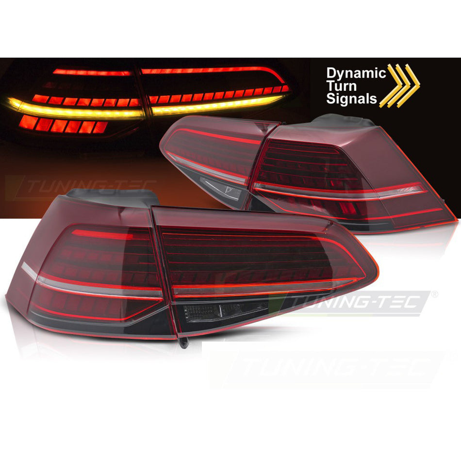LED Fanali Posteriori Rosso LED Sequenziali per Volkswagen GOLF 7 (anni
