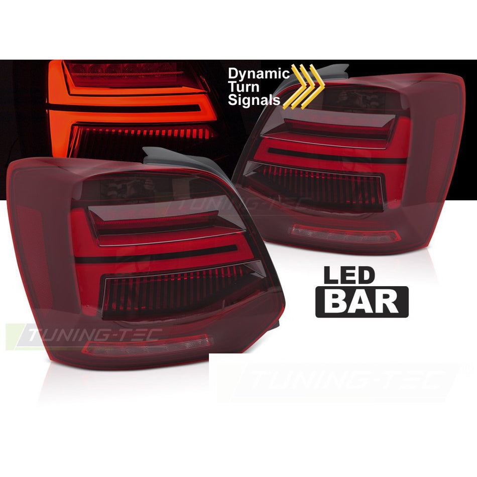 LED Fanali Posteriori Rosso LED Bar per Volkswagen Polo V (09-17) - Fanali