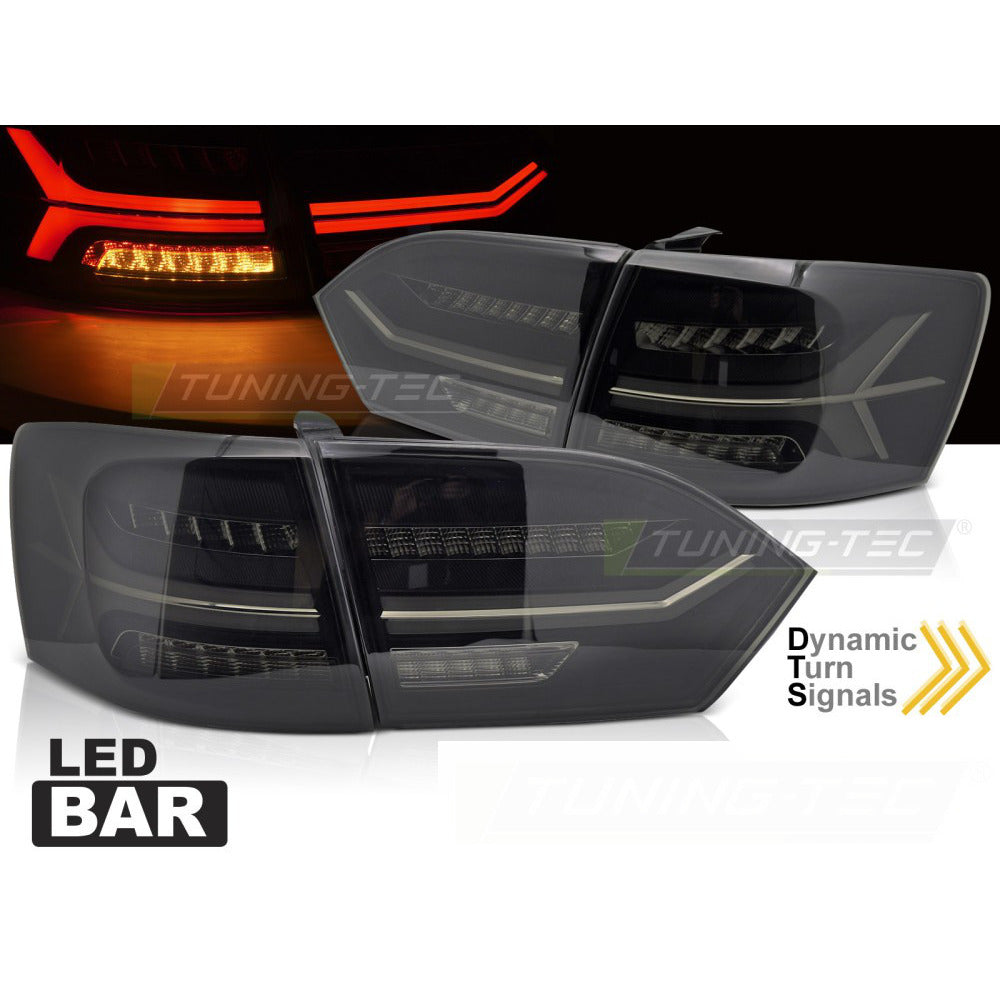 LED Bar Fanali Posteriori Fumé per Volkswagen Jetta VI (2011-2014) Fanali Fumè