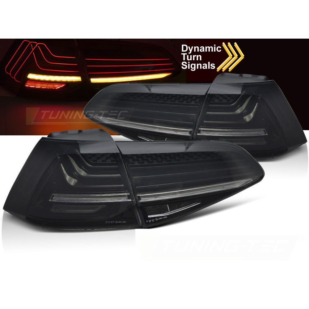 Fanali Posteriori LED Fumè Sequenziali per Volkswagen GOLF 7 (2013-2017)