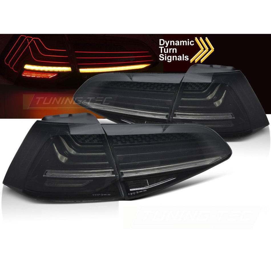 Fanali Posteriori LED Fumè Sequenziali per Volkswagen GOLF 7 (2013-2017)