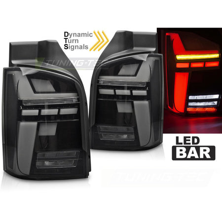 LED Bar Fanali Posteriori Fumé Sequenziali per Volkswagen T5 (anni 2004-2015)