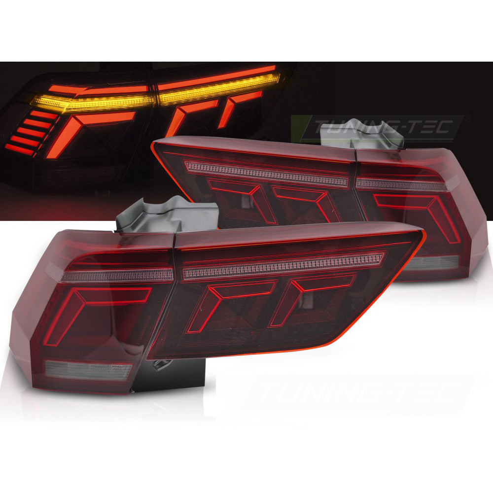 LED Bar Fanali Posteriori Rosso per Volkswagen Tiguan II (2020-2024)