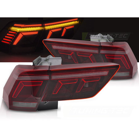 LED Bar Fanali Posteriori Rosso per Volkswagen Tiguan II (2020-2024)