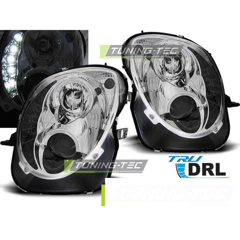 Alfa Romeo Mito 08-19 Tru DRL Cromato Luci Diurne Anteriori a LED