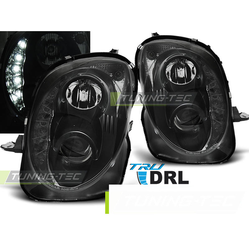 Alfa Romeo Mito 08-19 Tru DRL Nero Luci Diurne Anteriori LED Omologate