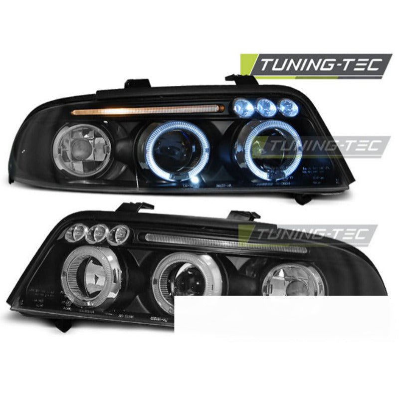 Fari Angel Eyes Nero per Audi A4 (01.99-09.00) - Fanali Posteriori