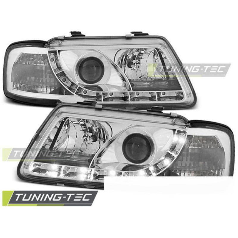 Fari Daylight Cromato per Audi A3 8L (08.96-08.00) - Fanali Anteriori