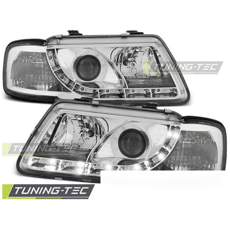 Fari Daylight Cromato per Audi A3 8L (08.96-08.00) - Fanali Anteriori