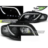 Fari Tube Luce Nera per Audi A4 B7 (11.04-03.08)