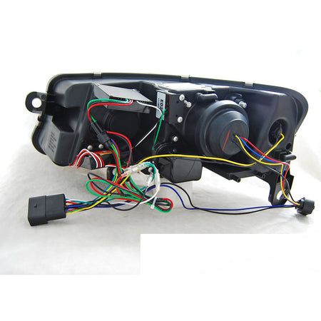 Xenon Fari Tube Luce DRL Cromo per Audi A6 C6 (2004-2008)