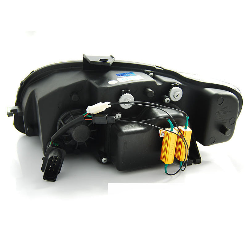 Fari Tube Cromato per Audi A4 B7 (11.04-03.08) - Fanali Anteriori