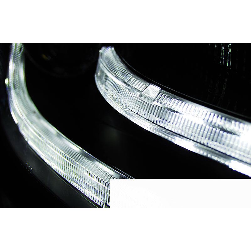Xenon Fari True DRL Nero per Audi A4 B8 (04.08-11) Luci Diurne