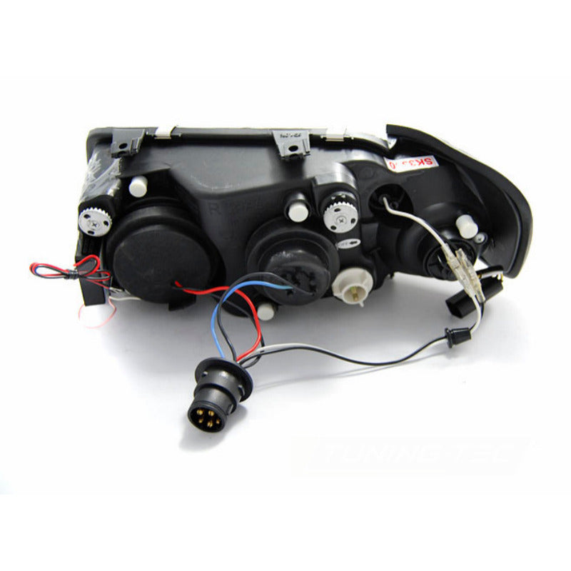 Fari Angel Eyes CCFL Nero per Audi A3 8L (08.96-08.00) Fanali Anteriori