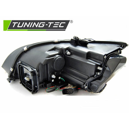 Xenon Fari LED DRL Nero Sequenziali per Audi TT (2006-2010) 8J Luci Diurne
