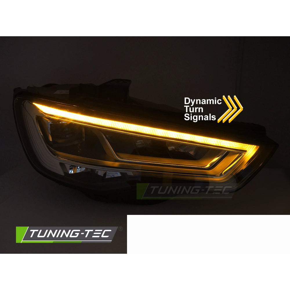 Fari Full LED Sequenziali DRL per Audi A3 8V (anni 2012-2016) Luci Diurne