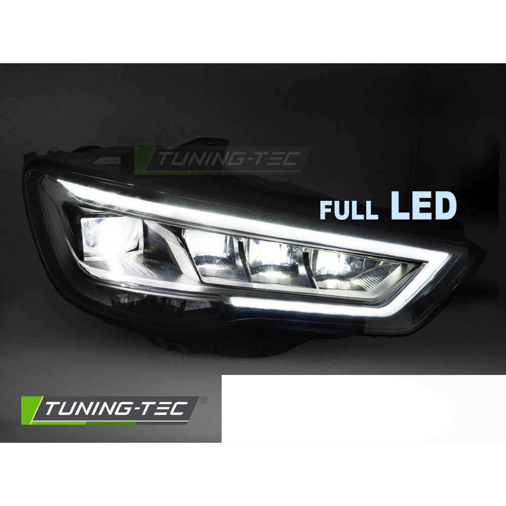 Fari Full LED Sequenziali DRL per Audi A3 8V (anni 2012-2016) Luci Diurne