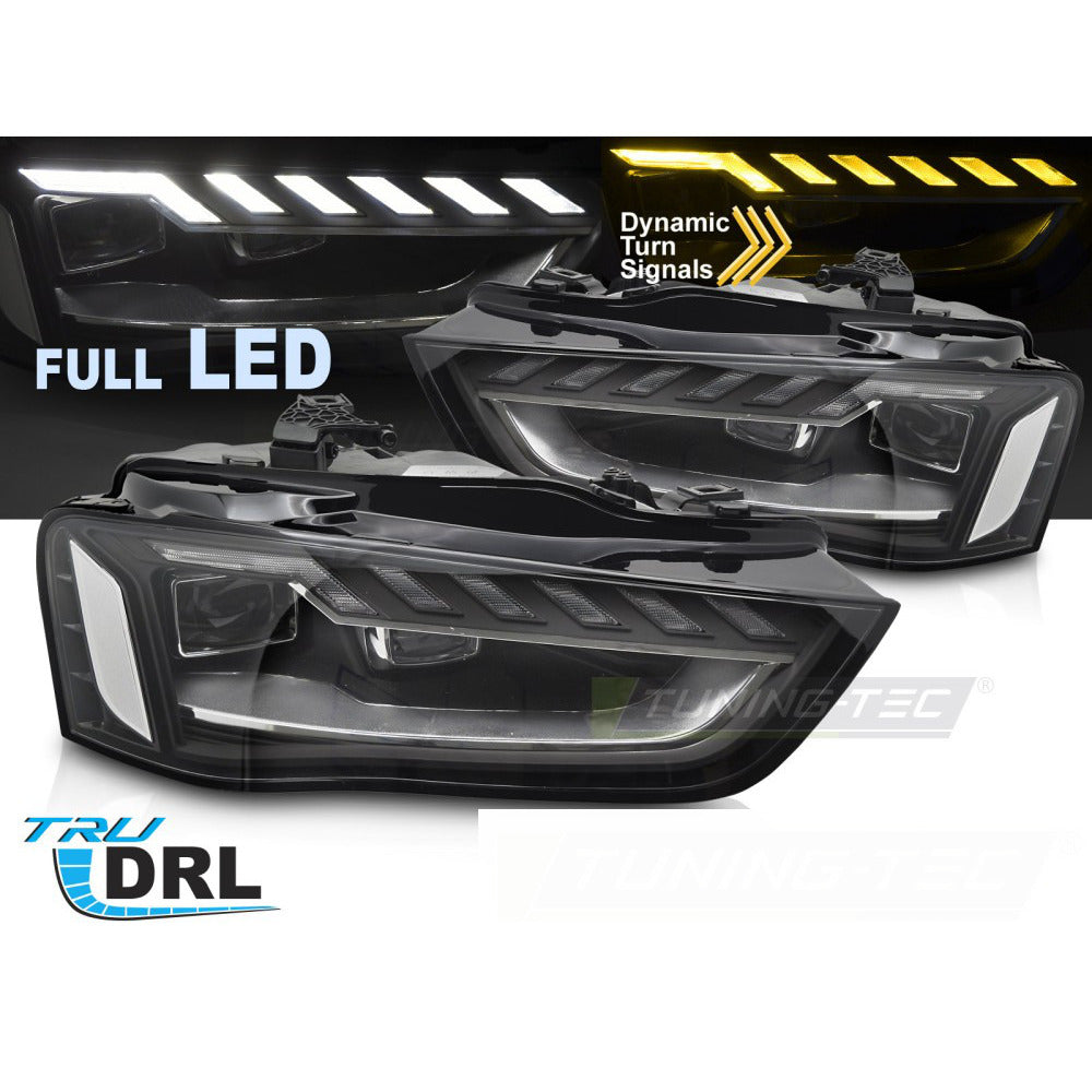 Fari Anteriori Full LED Sequenziali per Audi A4 B8 (2012-2015)