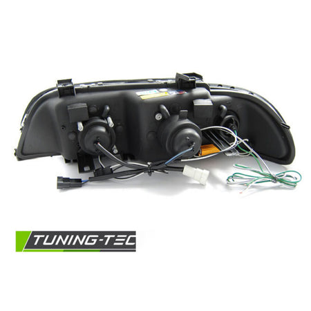 Fari Anteriori Angel Eyes 3D Cromati per BMW E39 (09.95-06.03)