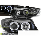Fari Angel Eyes Nero per BMW E90/E91 (2005-2008) - Fanali Anteriori