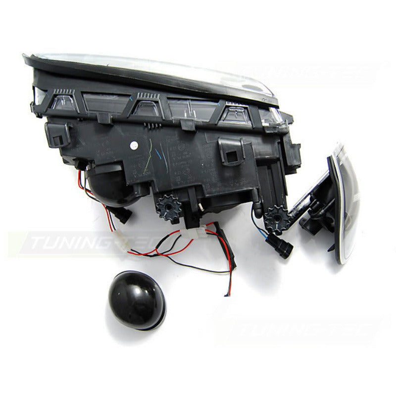 Fari Angel Eyes LED Nero per BMW E46 (1998-2001) S/T, Anteriori