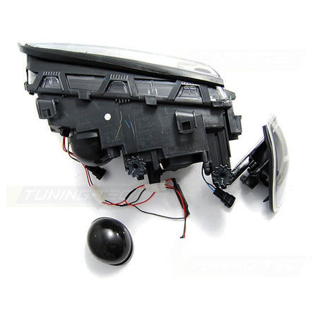Fari Angel Eyes LED Nero per BMW E46 (1998-2001) S/T, Anteriori