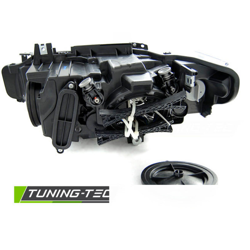Fari Angel Eyes LED Nero per BMW F30/F31 (2010-2015) Anteriore