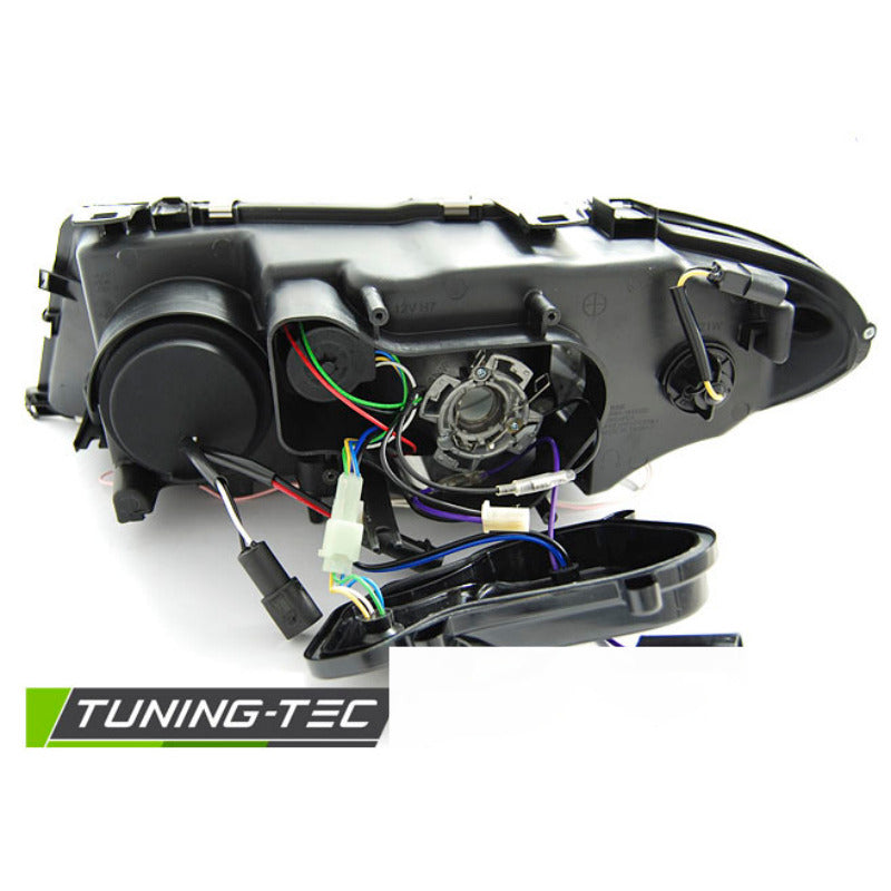 Xenon Fari Angel Eyes CCFL Cromato per BMW E46 Coupé Cabrio (04-06)